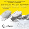 Smilyeez Soap Dispensing Dishwand (Grey) with Ergonomic Handle and 2
