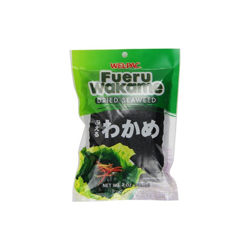 Welpac Seaweed, Fueru Wakame, 2 Ounce (Pack of 36)