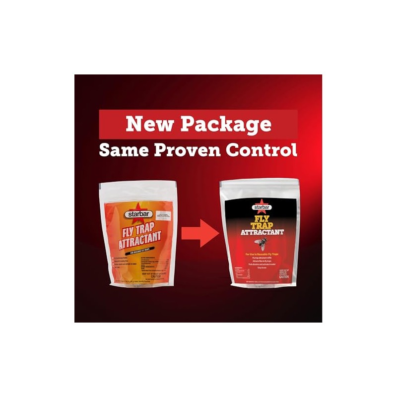 Starbar Fly Trap Attractant Refills - 8 Easy-to-Use Pods