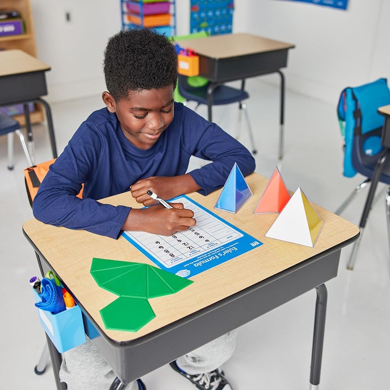 EAI Education GeoModel Jumbo Folding Geometric Shapes: 5 Sets of