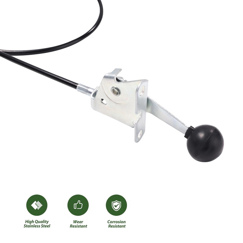 Throttle Control Cable Compatible/Replacement 055-8020-00, 055802000, 53" Lawn Mower Throttle