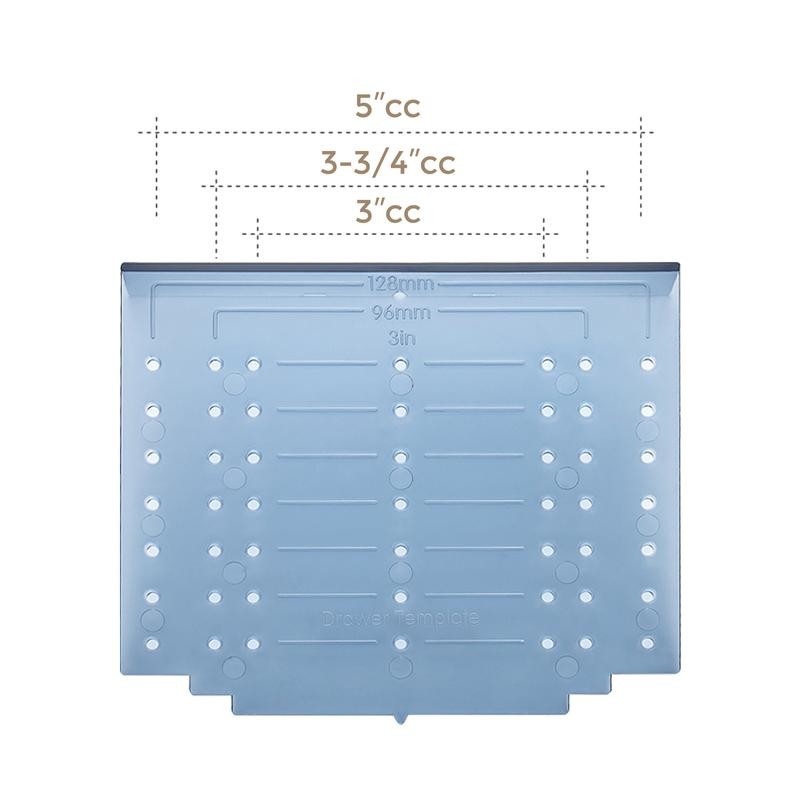 Ravinte Cabinet Door & Drawer Hardware Installation Template Kit Include