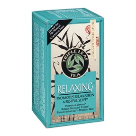 Triple Leaf Tea Relaxing Herbal Tea, 20 Tea Bags per Box (Pack of 3 Boxes)