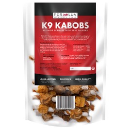 Pur Luv K9 Kabob Real Chicken and Duck Dog Treats, Chicken and Duck Flavor, Made with Real Chicken, Duck, and Beef, Healthy, Easily Digestible, Long Lasting, and High Protein Dog Treat, 12 oz