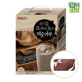 Damteo (수제선물포장) 담터 흑미 미숫가루 40스틱 (DIY Gift Wrap) Damteo Black Rice Misutgaru 40 Sticks