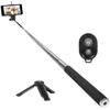 Deco Essentials Telescopic Metal 33" Selfie Stick w/Tripod and Wireless