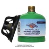 Flame King FK-0.5LB-2 (1/2LB) Refillable Empty Propane Cylinder Tank for