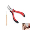 DHWEKU Extensions Remover Microring Extensions Real Hair Bonding Remover for