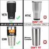Tumbler Lid for 30 Oz Yeti Rambler, Old Style RTIC,