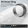 Ceramic NFC Ring, R4 Smart Ring IP68 for IOS Phone