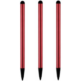 3 Pcs Red Stylus Pens Touch Screens,Universal Fine Point Pencil for Phone and Other Touch Screens,Precision Stylus for All Universal Touch Screen Devices Accessories