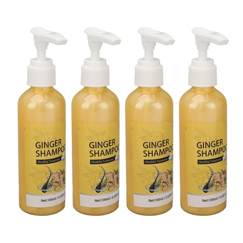 100ml Ginger Hair Regrowth Shampoo Dandruff Removal Itching Relief Deep