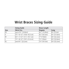 Rolyan D-Ring Right Wrist Brace, Size Large Fits Wrists 7.75"-8.5", 7.5" Regular Length Support, Beige Brace with Straps and D-Ring Connectors to Secure and Stabilize Hands and Wrists,75878