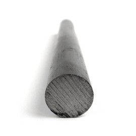 12L14 Steel Round Rod, Unpolished (Mill) Finish, Cold Drawn Temper, ASTM A108, 0.875" Diameter, 72" Length
