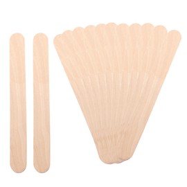 JSKWIKE Set of 20 Cosmetic Spatulas, Wooden Mouth Spatulas, Wooden Spatulas, Ice Sticks for Hair Removal with Wax, Wax Hair Removal, Waxing on Face, Waxing Set Wooden Sticks