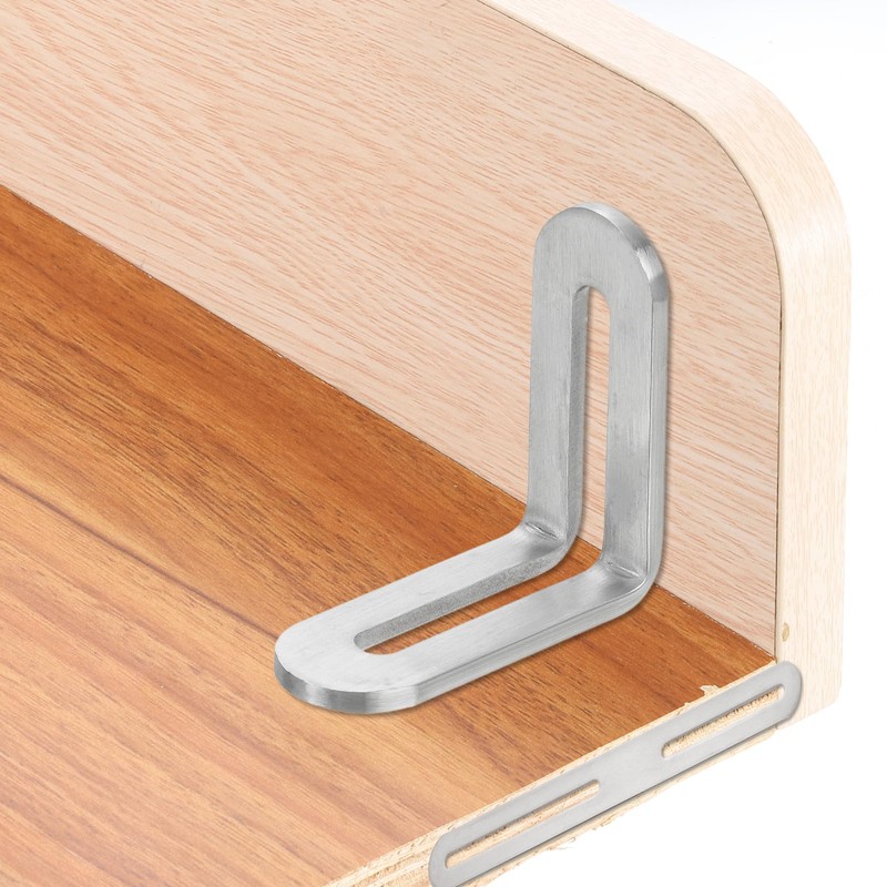 sourcing map 2Pcs Adjustable Flat Mending Plate Support with Slot,