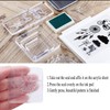 Luckkyme 6 Pieces Acrylic Stamp Block Clear Stamping Tools Set