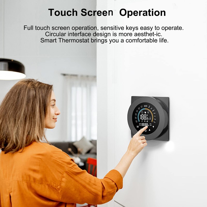 WiFi Smart Thermostat for Water/Gas Boiler Digital Temperature Controller Large