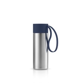 EVA SOLO | To Go Cup 0,35l Navy blue | Doppelwandige Vakuum Thermoflasche | Marinenblau