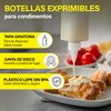 U Chef Botella Exprimible para Condimentos, Botella de Plástico para