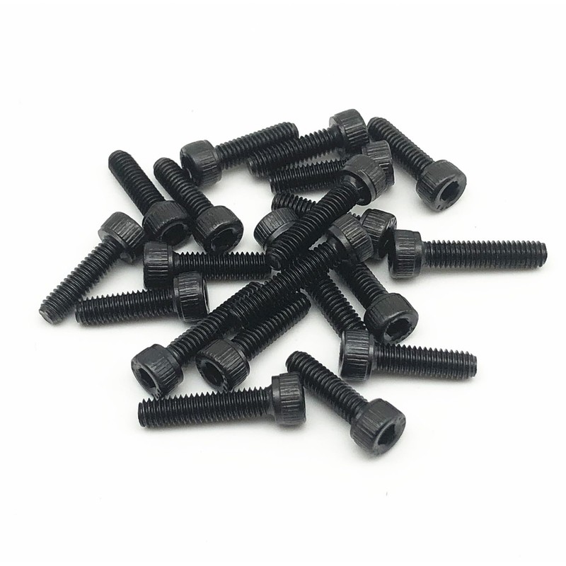 100pcs M3 x 12mm 12.9 Grade Alloy Steel Hex Socket