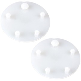 Amavoler 2 Pcs Toilet Tank Silicone Flapper Seal Gasket 3" Replacement Part Fit for VorMax Series Toilet.OEM#:7381424-100.0070A.