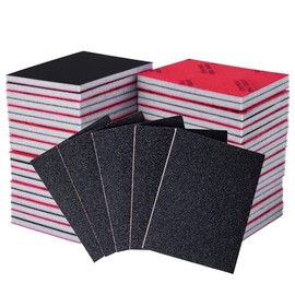 22 Pcs Sanding Sponge 120-3000 Grit Sandpaper Assortment, Washable & Reusable Sanding Blocks for Wood, Metal, Drywall, Glazing, Wet Dry Sandpaper for Smooth Finishing