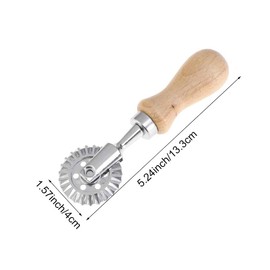 Ravioli Stamp Maker Aluminum Alloy Ravioli Stamp Cutter with Roller Wheel Dumpling Maker for Cookie Pasta Dough