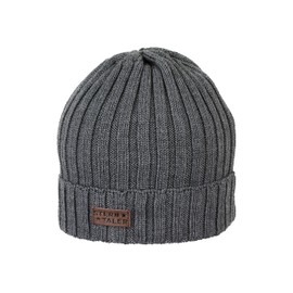 Sterntaler Baby Boys' Knitted Hat Grey (Anthracite Mel. 592), 51/53 (Manufacturer Size: 51/53)
