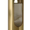 E.S.Soerensen Storm Glass Barometer, Polished Brass, Storm Glass with Wall