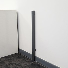 Qdos Safety New Universal Baseboard Adapter for Baby Gates | Slate | Professional Grade Safety - Universal Solution for Gate Installation Over a Baseboard - Works with All Gates - Easy Installation