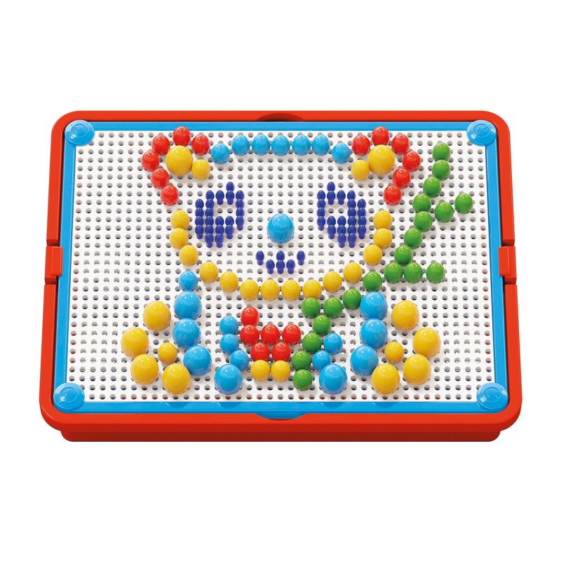 Quercetti Fantacolor Tab, Gioco Chiodini per Bambini con 150 Chiodini