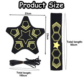 JOOTUEPO Football Training Belt, Football Kick Trainer, Football Training Accessories, Footballs Training Aid with Flexible Adjustable Belt, Suitable for Football, Volleyball, Simple Rugby Belt