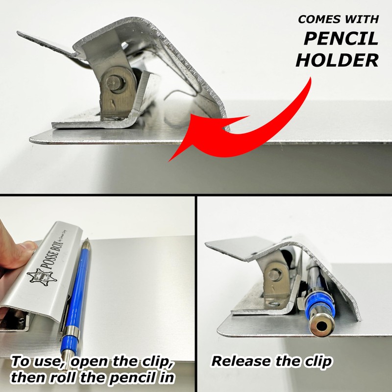 Posse Box Flat Clipboard Clear - SA69-CA