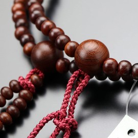 念珠 Dot Comme Des 日蓮宗 Buddha Mala Bead Women's 8 Dimension Made 梵天 Tufted 108 Ball Fighters 念珠 念誦 Kyoto 法華, Mother, Funeral Double Row Double Wheel 102660008 Mala Bag Gift.