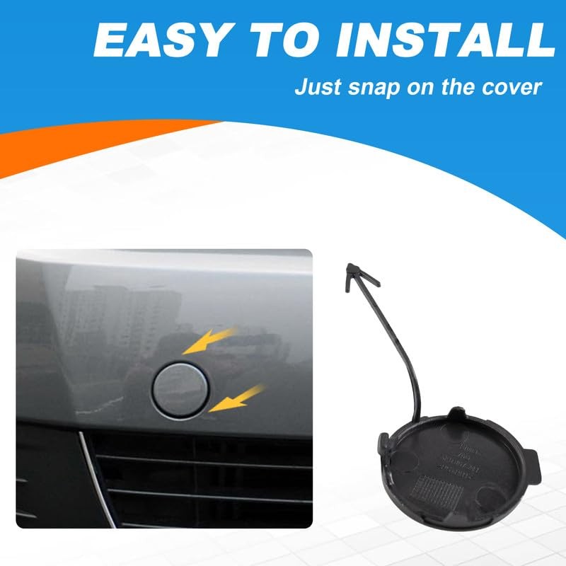 Car Front Bumper Tow Hook Cover Fit for VW Golf