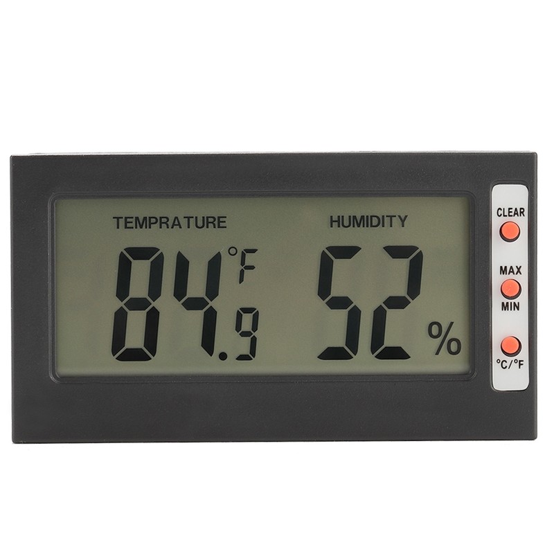Digital Hygrometer Indoor Thermometer Humidity Monitor Gauge 2-in-1 Monitor