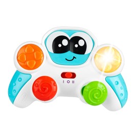 Chicco Baby Controller, Talking and Interactive Toy, Electronic Learning Controller, 2 Buttons to Activate Light Effects, Play with Lights and Sounds, for 6 Months to 3 Years