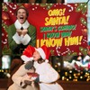 Funny Christmas Banner Happy Xmas Backdrop Sign Funny Winter Xmas