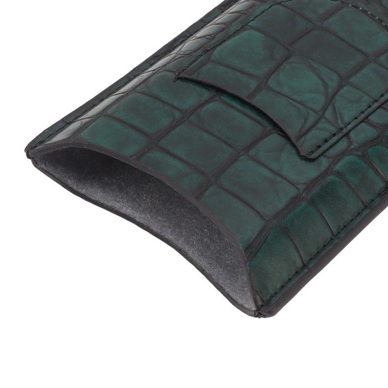Artificial Leather Cigar Case Portable Lightweight Waterproof 3 Fingers Humidor