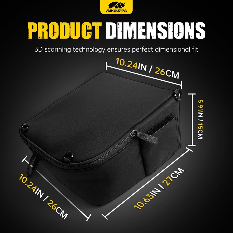 MIKKUPPA Car Trunk Organizer Pocket - Replacement for 2019-2025 Toyota