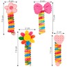 4Pcs Spiral Hair Ties, Multicolor Ponytail Holder