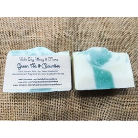 Suds By Stacy and More Green Tea & Cucumber Homemade Soap Bar