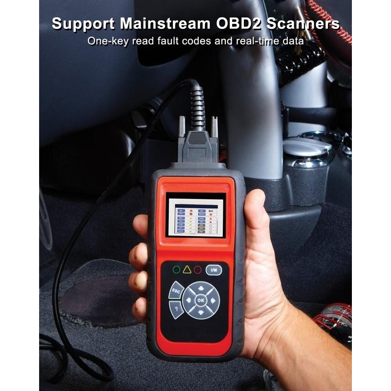 OBD2 Adapter Cable Fit for Kubota Vehicles Replace 3824-26, 4