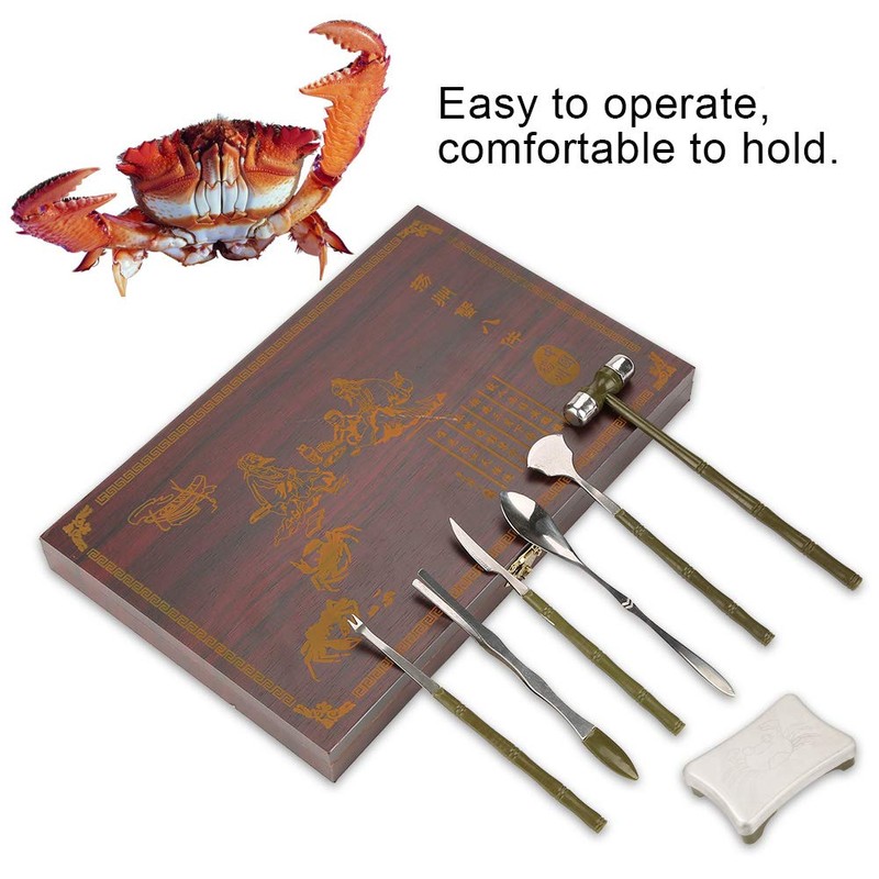 Walfront Seafood Tools Set-8PCS Professional Sea Food Tool Lobster Crab