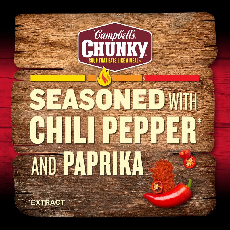 Campbell's Chunky Soup, Spicy Chicken Noodle Soup, 18.6 oz Can