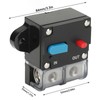 DC24V Resettable Circuit Breaker High Temperature Resistant Manual Reset Button
