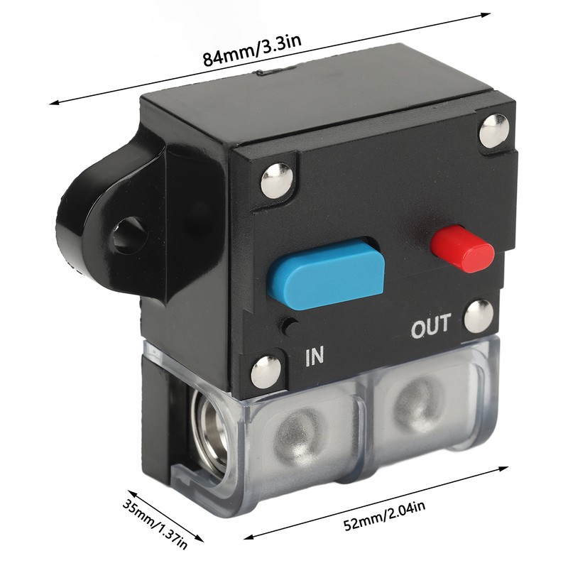 DC24V Resettable Circuit Breaker High Temperature Resistant Manual Reset Button