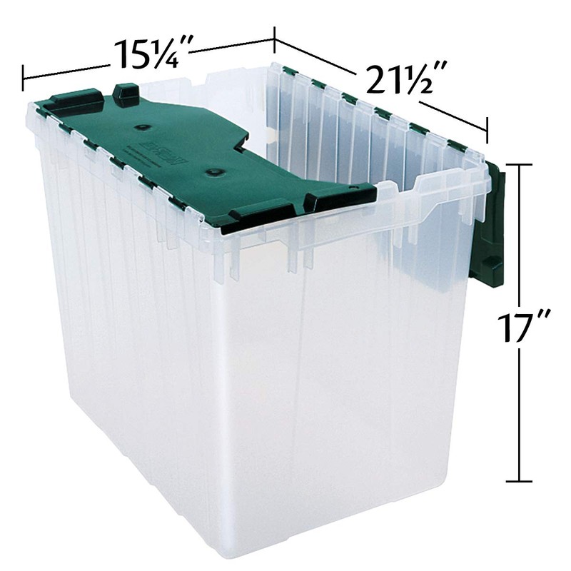Akro-Mils KeepBox 18 Gallon Storage Container, Nesting and Stackable Plastic