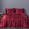 Sleepymoon Duvet Cover Set Silk Like Single Double King Super